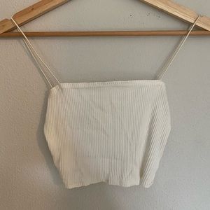 White crop top